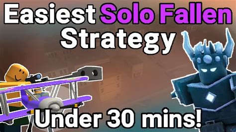 Solo fallen strategy (TDS) 1031. . Solo fallen strategy tds doc